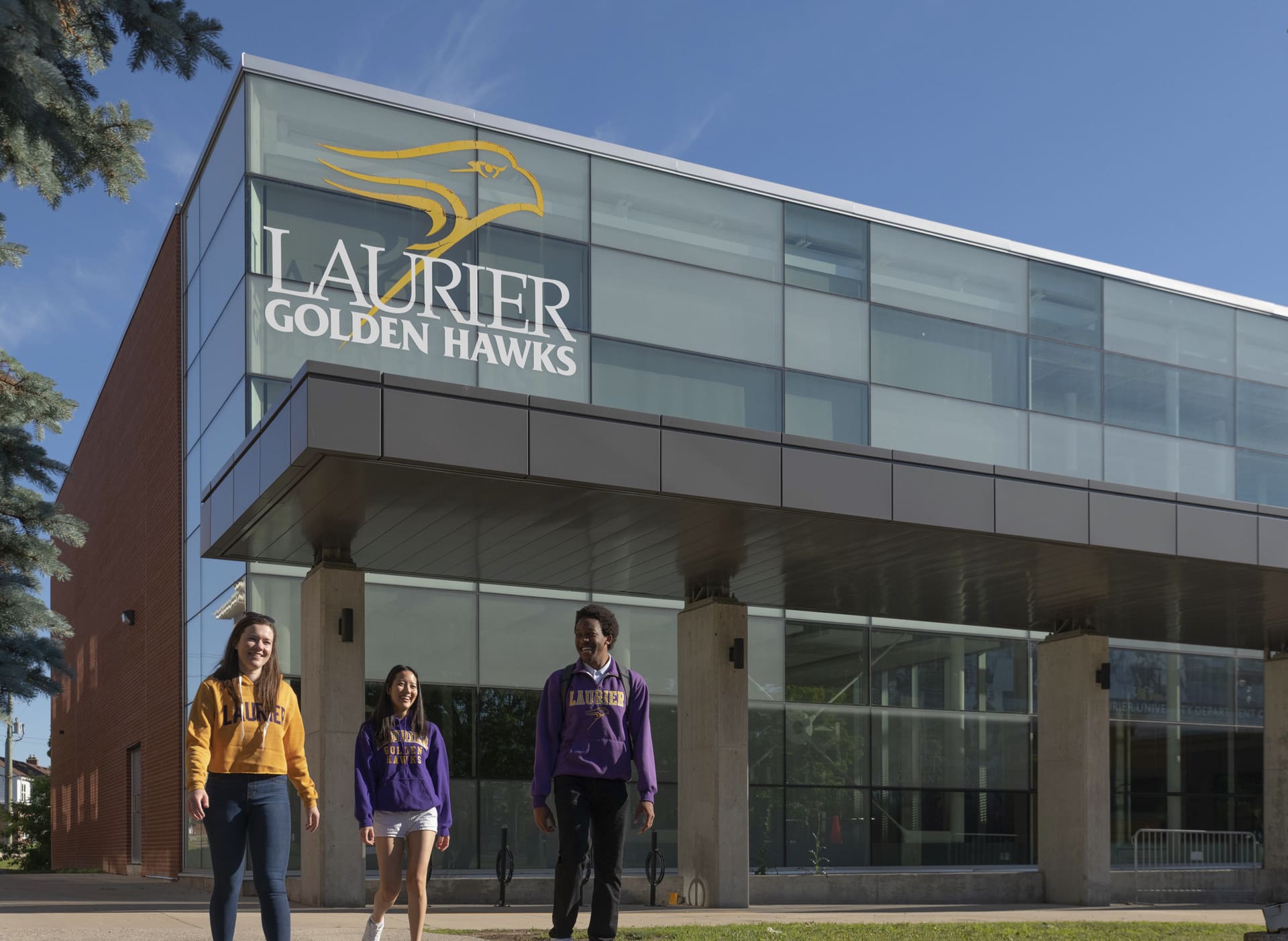 Outside the Athletic Centre, Waterloo campus