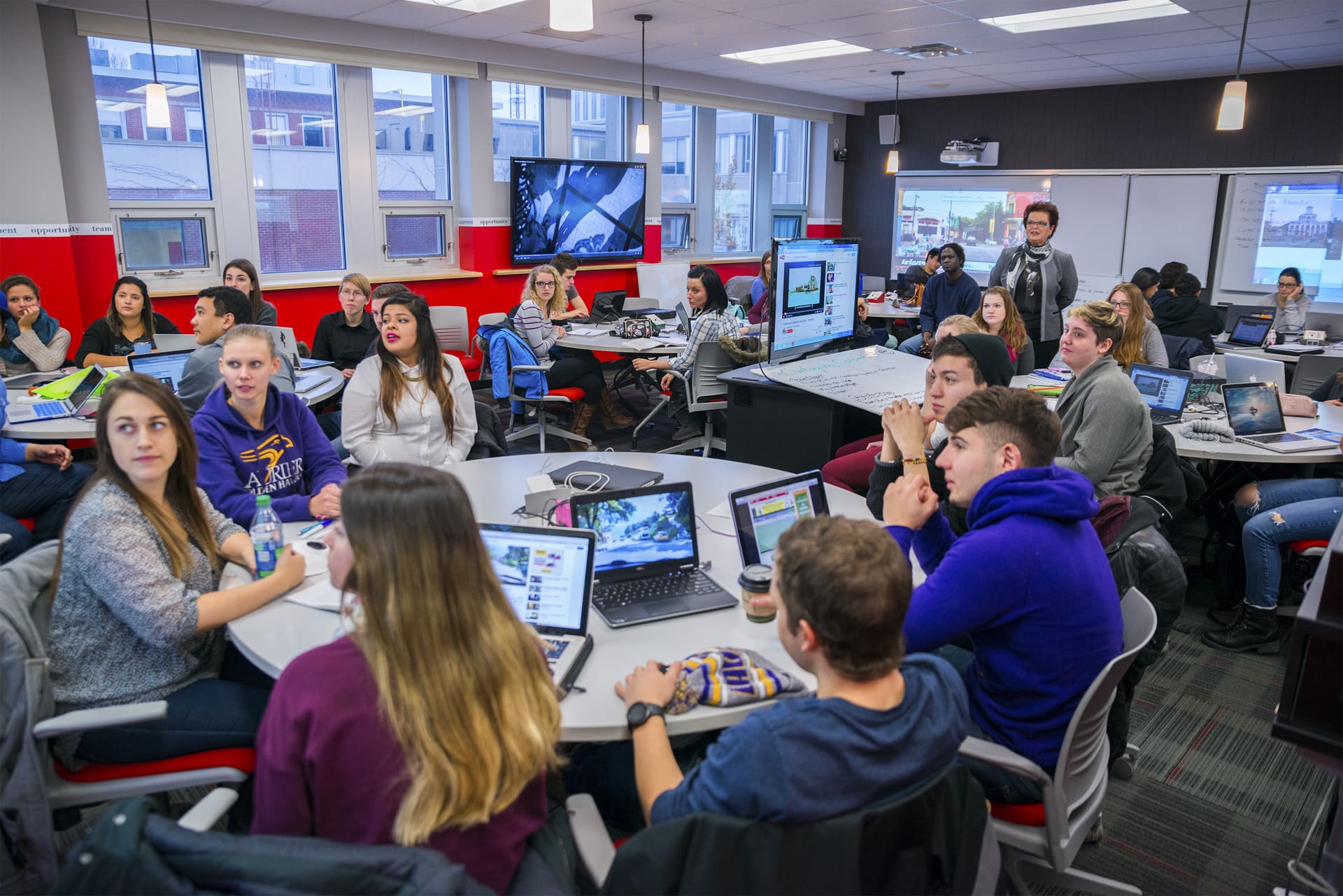 Active Learning classroom, Waterloo campus