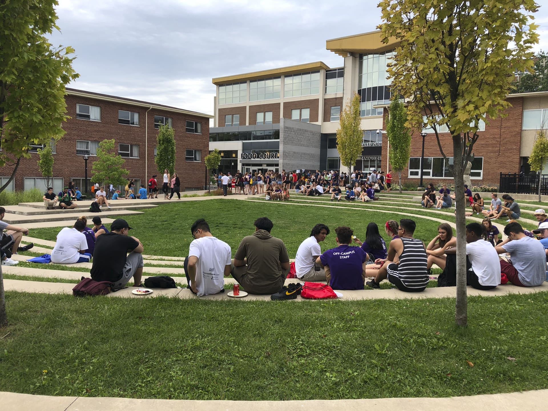 The Quad outside the Fred Nichols Campus Centre on the Waterloo campus