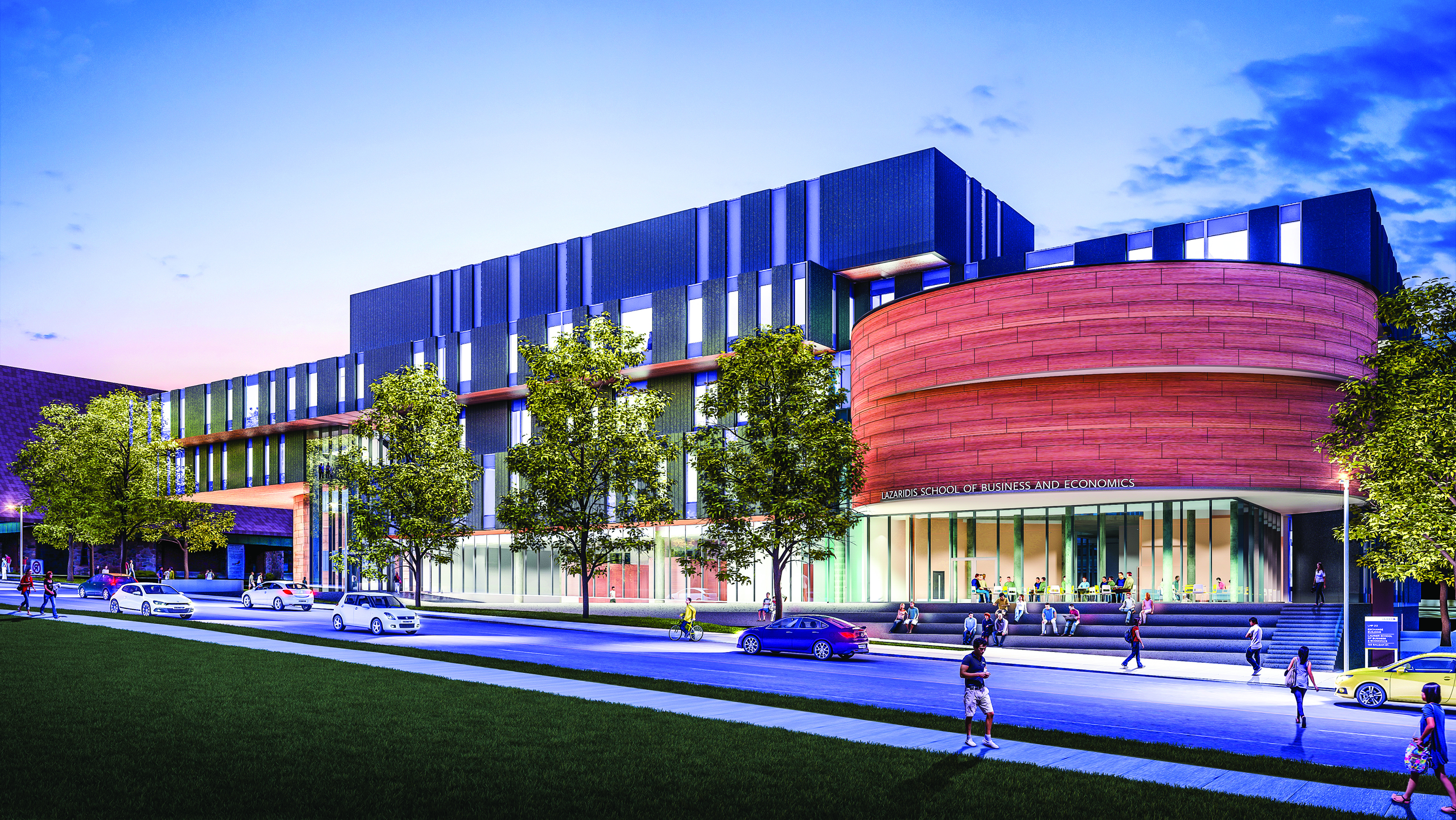 Lazaridis Hall architect rendering