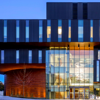 Exterior of Lazaridis Hall