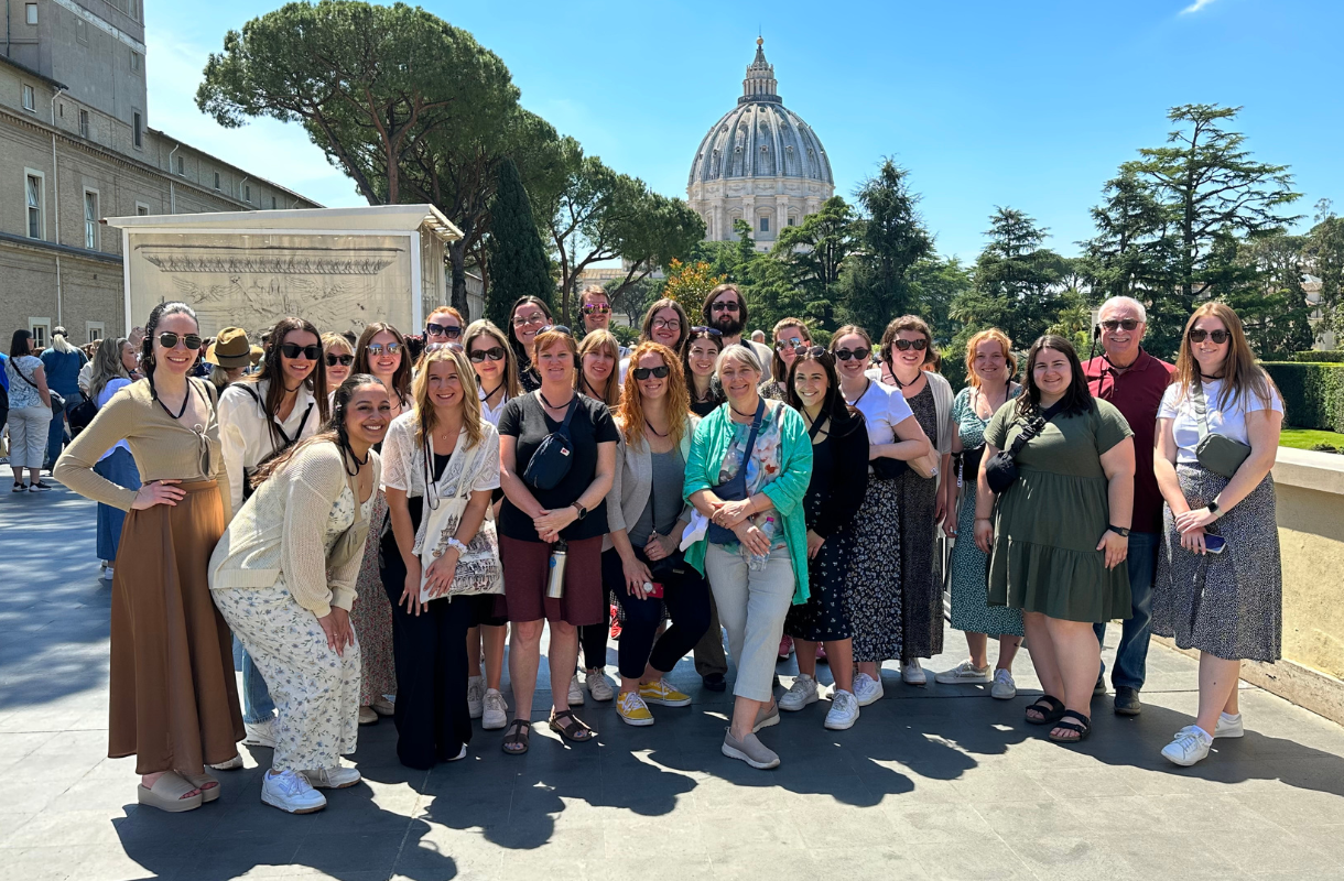 Group photo of men and women.