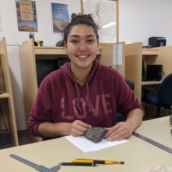 Image - A future-ready experience: Laurier student Christine Sylvester receives hands-on lesson in archaeology