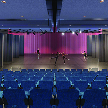 community hub theatre concept drawing