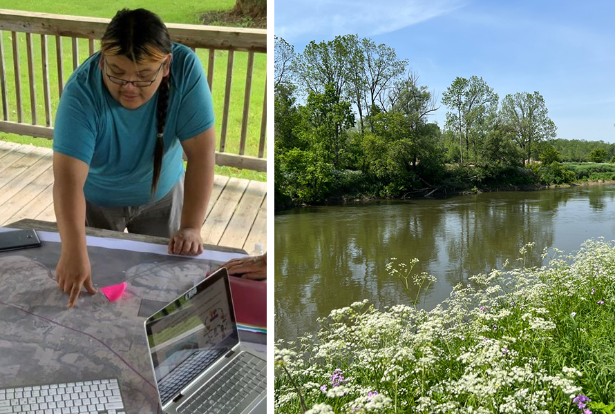 Brandon Doxtator from Oneida Nation and the Thames River