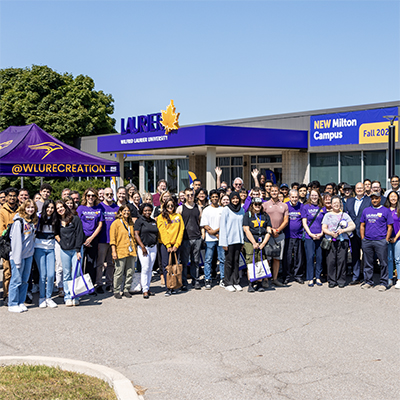 Laurier welcomes first students to Milton campus during celebratory orientation event