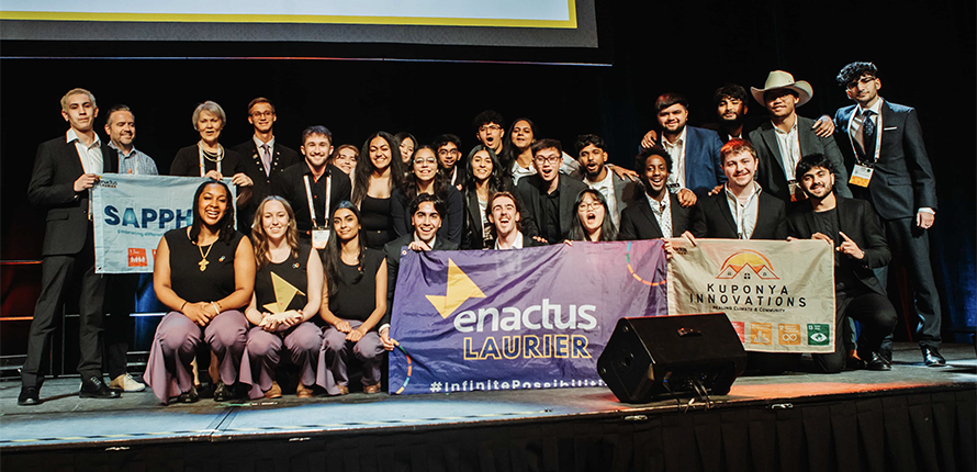 Laurier Enactus team