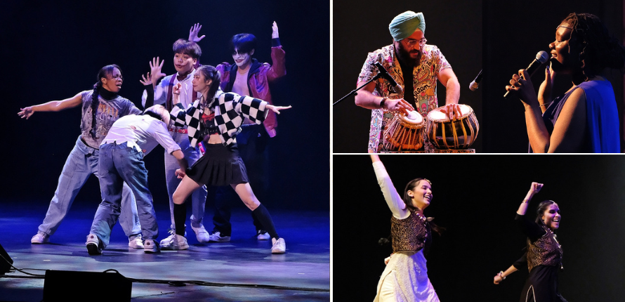 Fusion Beats 2023 collage of performances