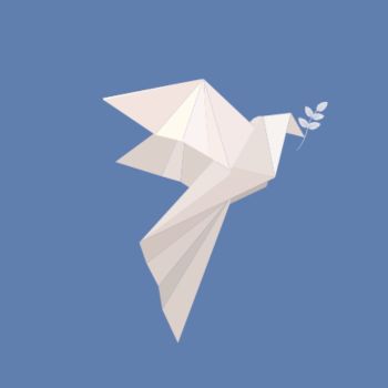 Origami dove